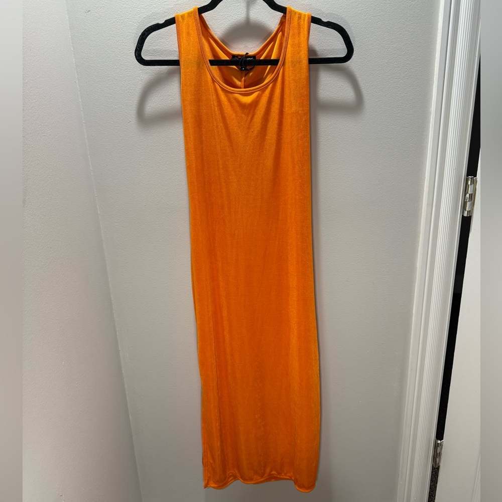 See You Monday Orange Cover Up
